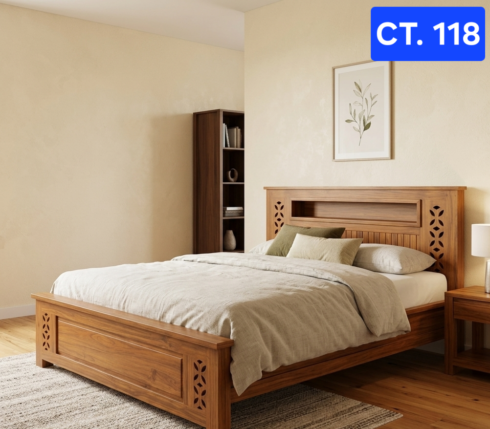 CT 118 WOODEN COT