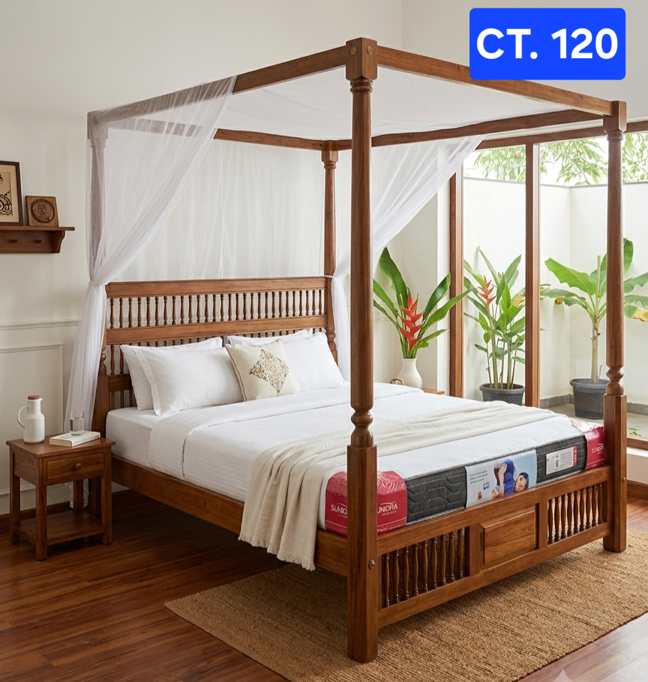 CT 120 WOODEN COT