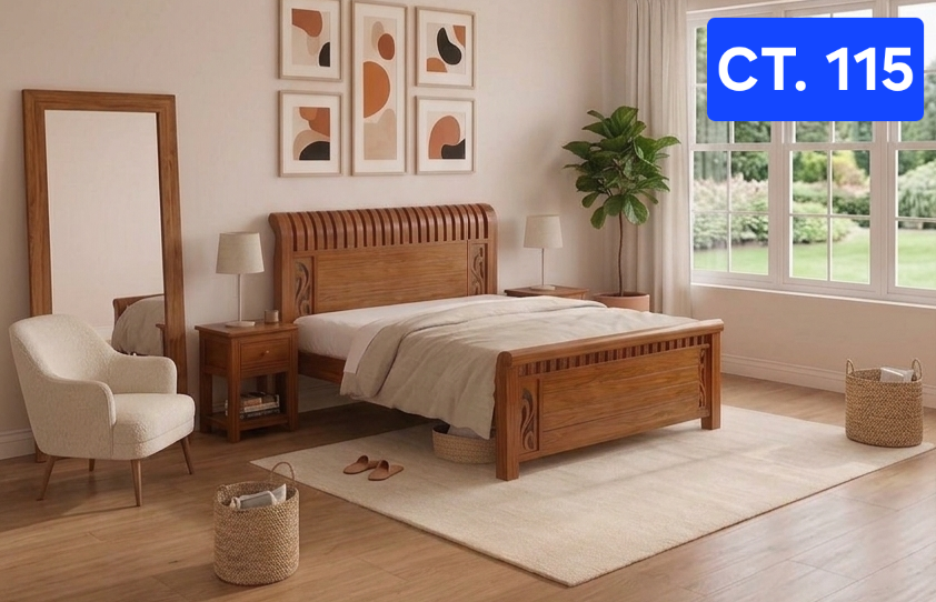 CT 115 WOODEN COT