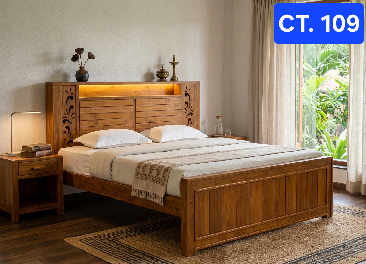 CT 109 WOODEN COT