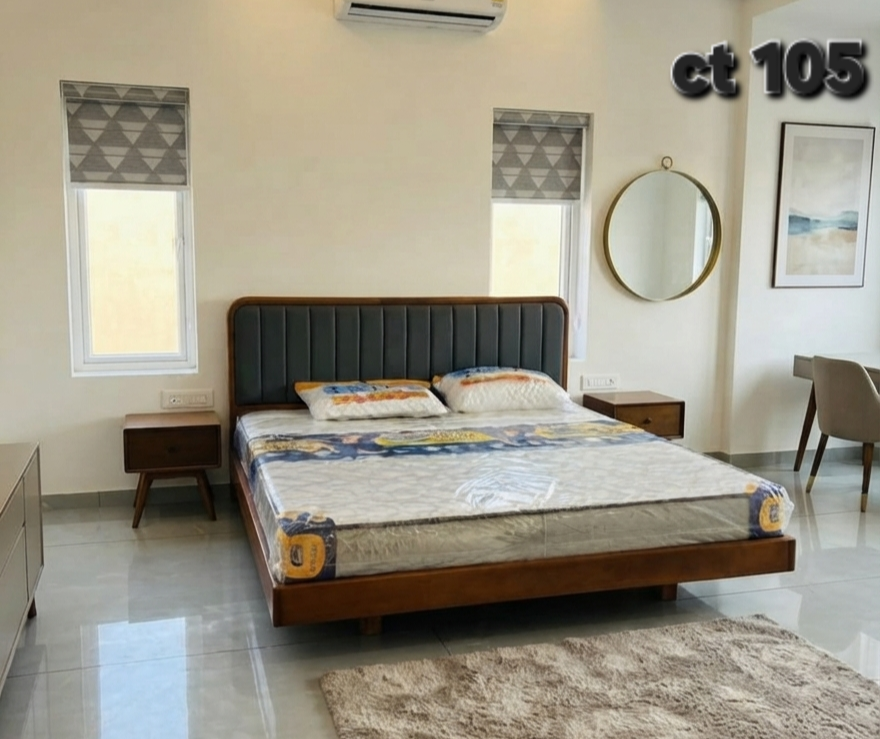 ct 105  wooden  cot