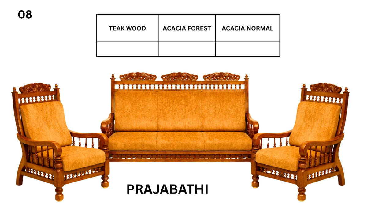 ST 68 WOODEN SETTEE
