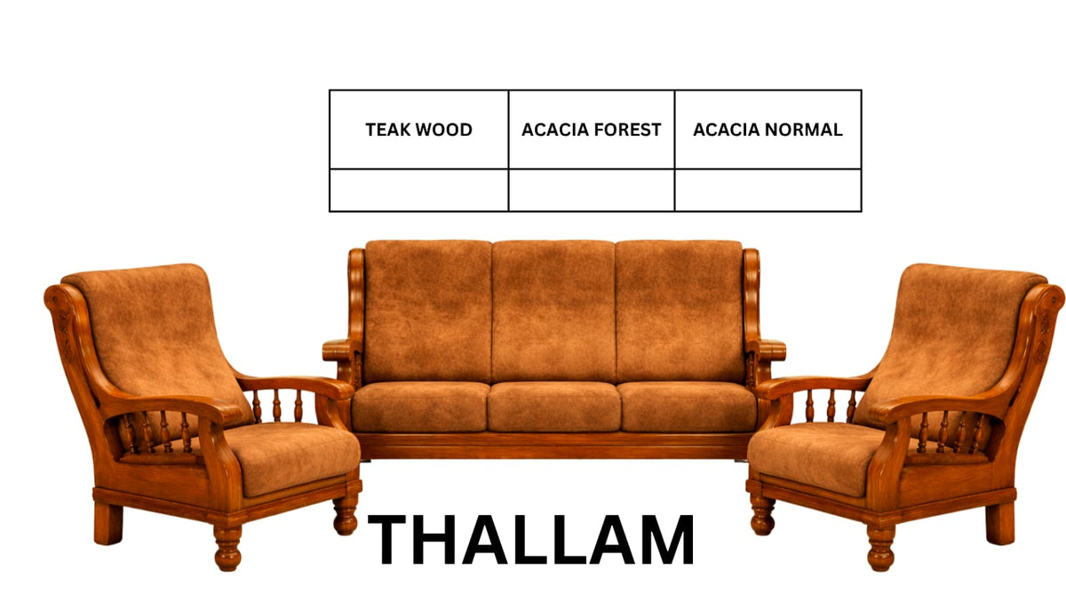 ST   WOODEN SETTEE