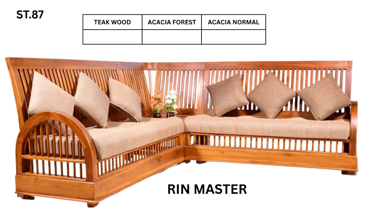 ST 87 WOODEN SETTEE