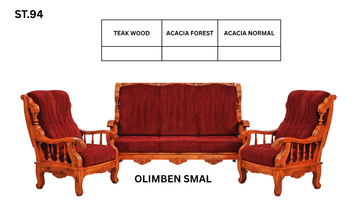ST 94 WOODEN SETTEE