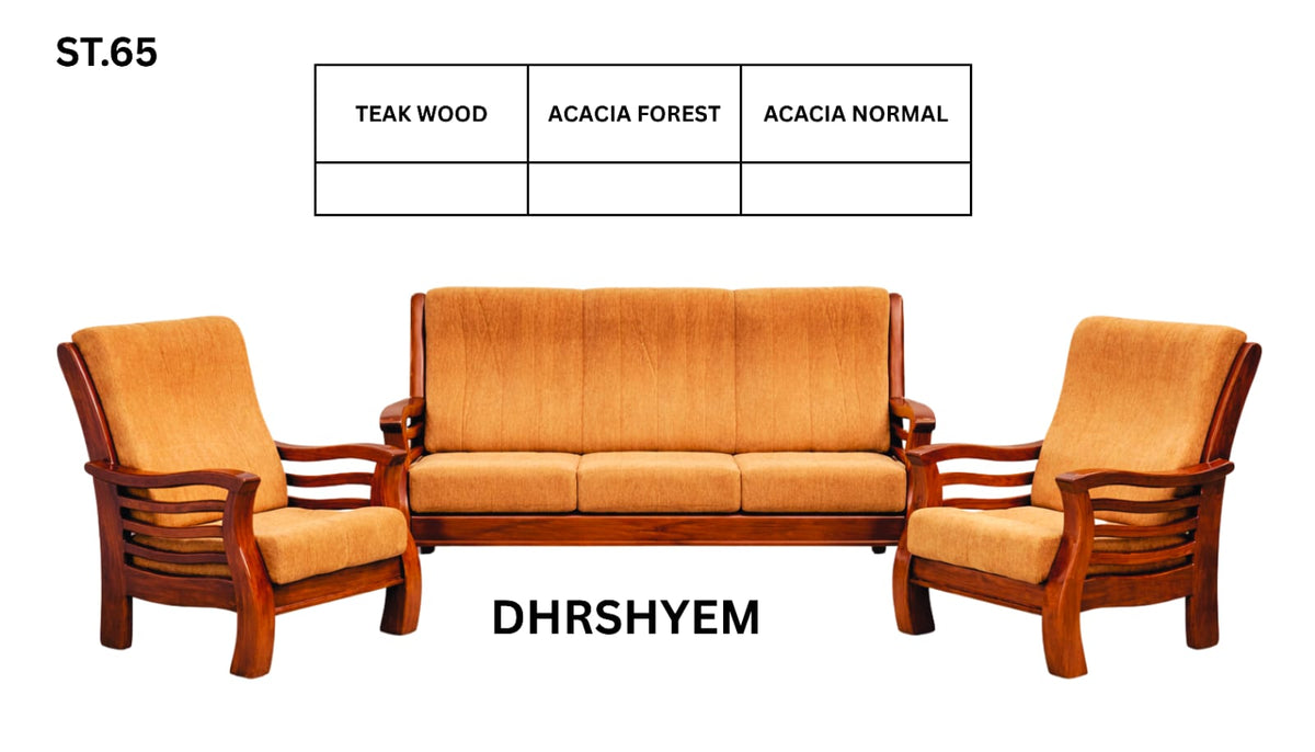 ST 65 WOODEN SETTEE