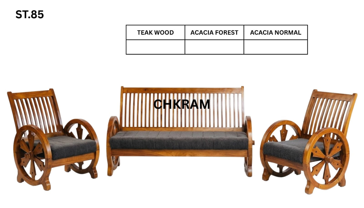 ST 85 WOODEN SETTEE