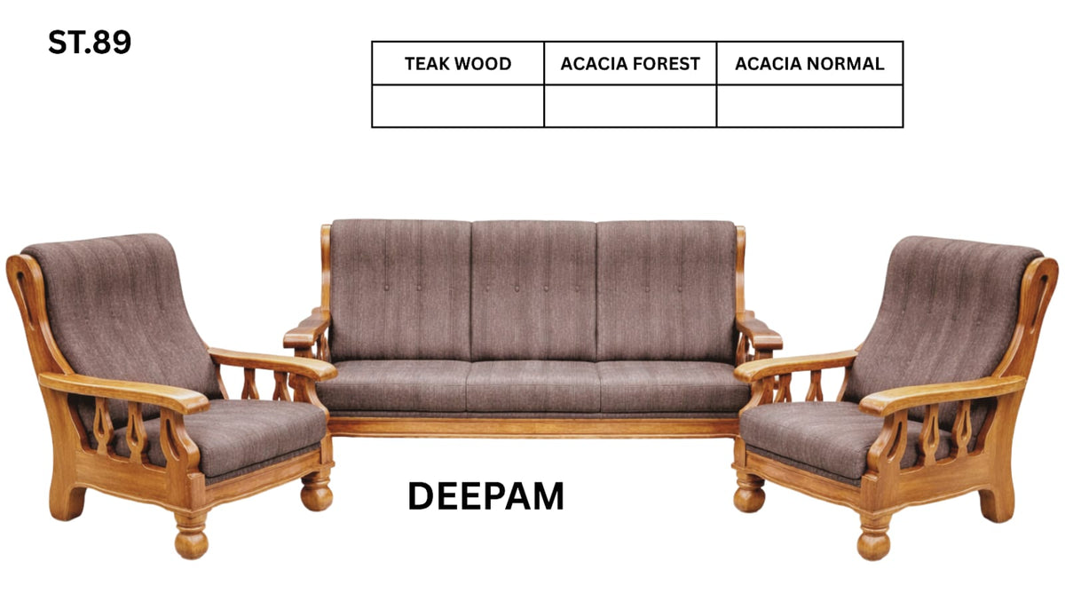 ST 89 WOODEN SETTEE