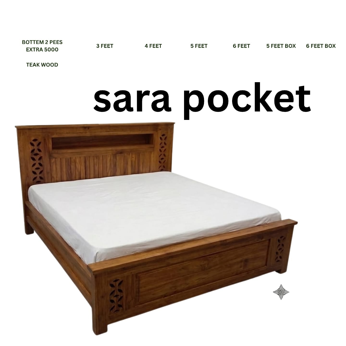 CT 43 WOODEN COT