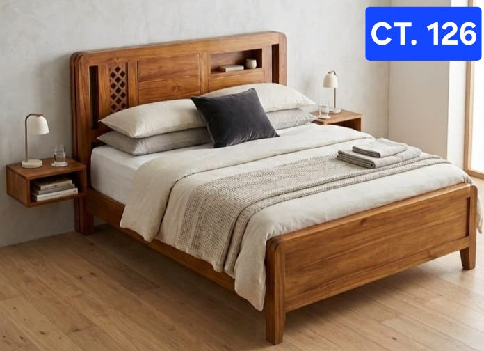 CT 126 WOODEN COT
