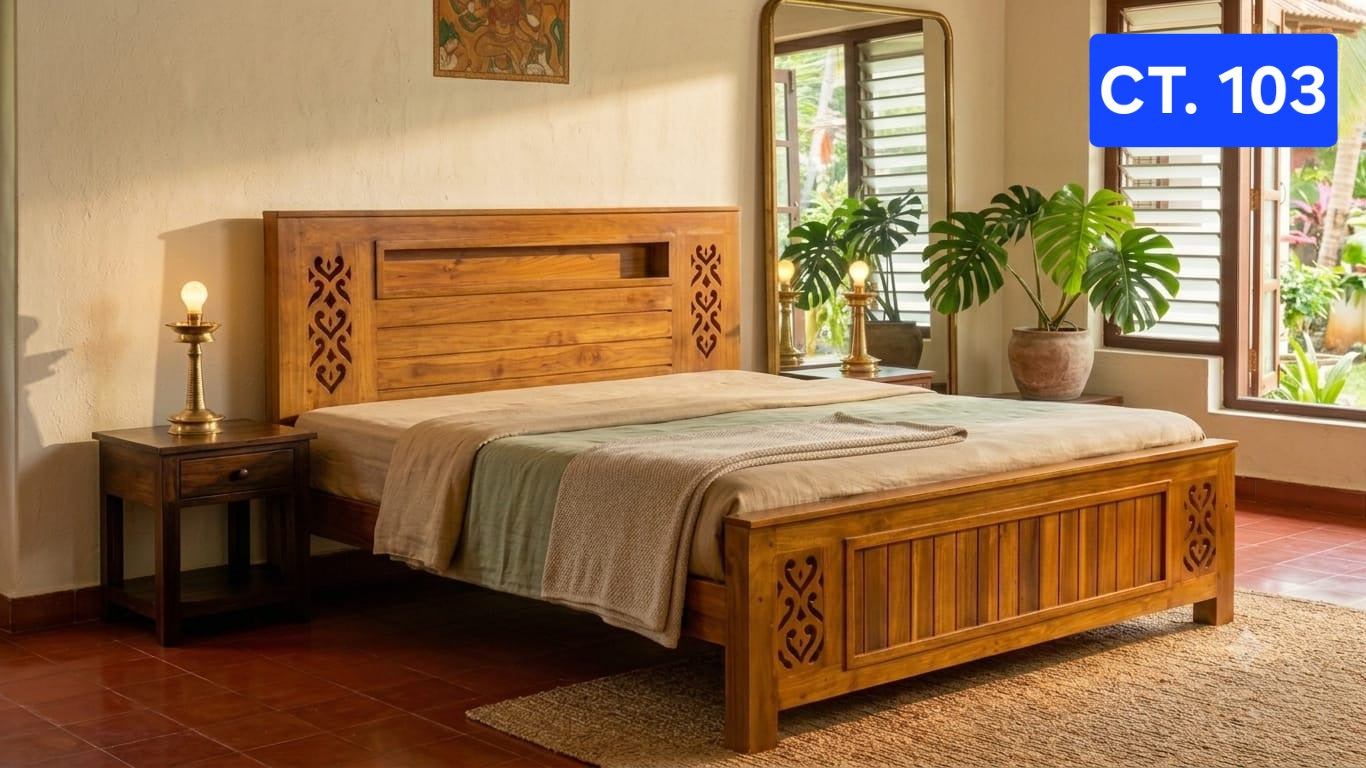 CT 103 WOODEN COT